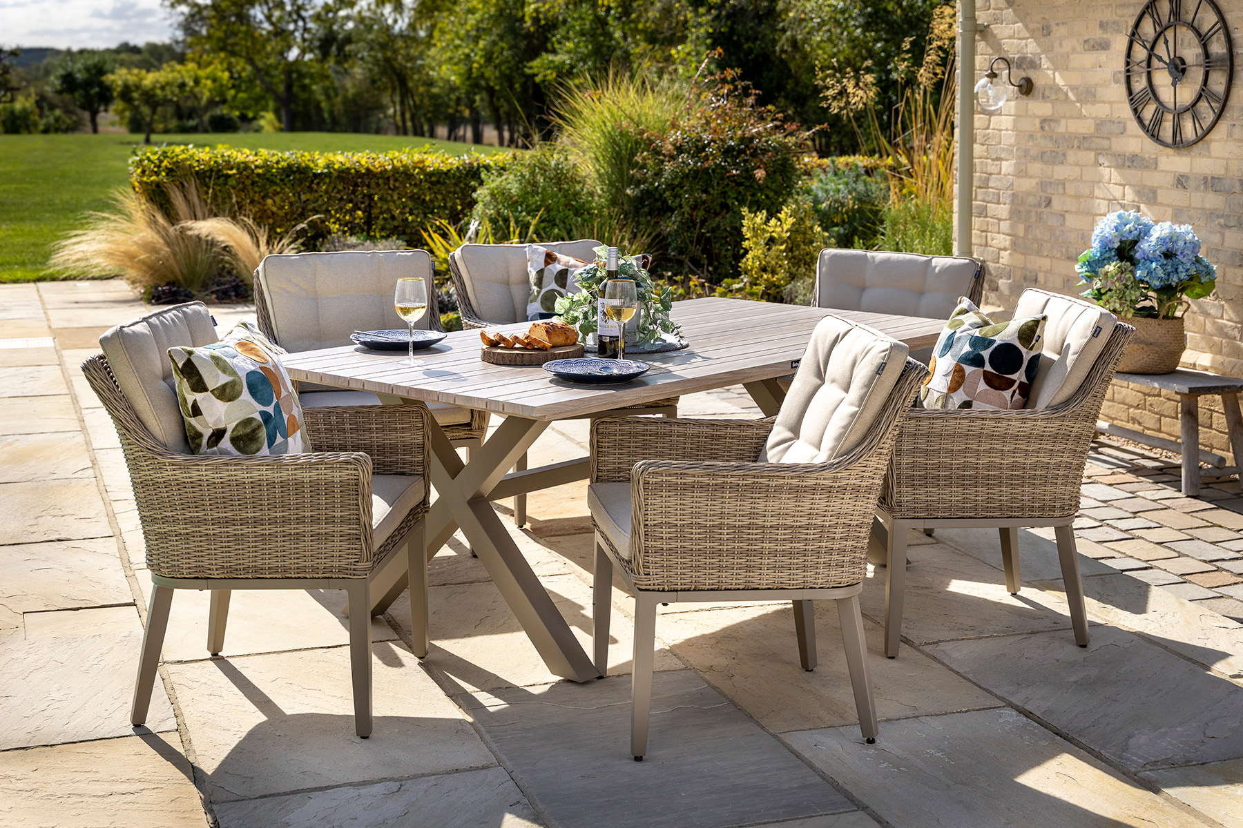 Arley 6 Seat Rectangular Dining Set